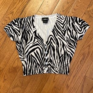 It’s Our Time cropped sweater.